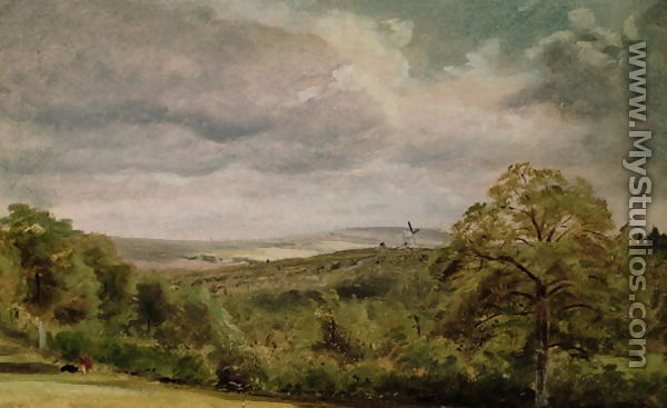 Landscape with a Windmill - Lionel Constable