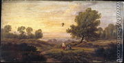 Balloon Over Woodland c.1840 - B. Cook