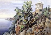 Cactus Opuntia, Monaco, 1845 - Edward William Cooke
