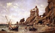 Tower of Erchia, Gulf of Salerno, 1849 - Edward William Cooke