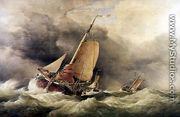 Dutch Pincks Running to Anchor off Yarmouth - Edward William Cooke