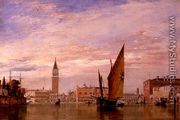 Venetian fishing craft caught in a Borasca in the Adriatic - Edward William Cooke