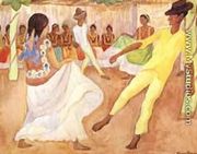 Baile En Tehuantepec - Diego Rivera