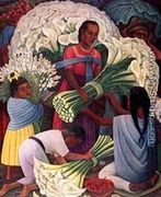 The Flower Vendor - Diego Rivera