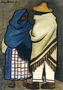 Pair of Indians  1941 - Diego Rivera