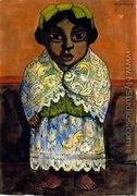 Portrait of a Girl  c.1945 - Diego Rivera