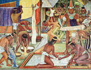 The Tarascan Civilisation, 1942 - Diego Rivera