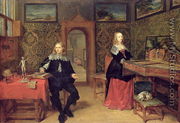 The Young Scholar and his Wife, 1640 - Gonzales Coques