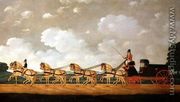 His Majesty's Forgon with a Team of Eight Roans on the Road, 1812 - John Cordrey