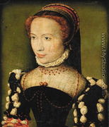 Portrait presumed to be Gabrielle de Rochechouart (1530-80) c.1548 - Corneille De Lyon