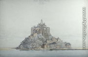 Mont Saint-Michel (west side), 1873 - Edouard-Jules Corroyer