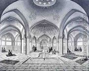 Public Baths, in Kashan, from Voyage Pittoresque of Persia - Pascal Xavier  (after) Coste