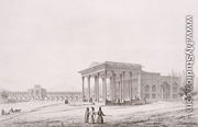 Exterior View of the Pavilion of Mirrors, Isfahan, plate 33 from Modern Monuments of Persia - Pascal Xavier  (after) Coste