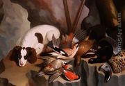 Dog Watching Over Dead Game - Jan Coster