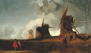 Drainage Mills in the Fens, Croyland, Lincolnshire, c.1830-40 - John Sell Cotman