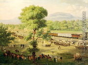 Railway in the Valley of Mexico, 1869 - Luiz Coto