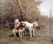 Otterhounds in a Landscape - Martin Coulaud