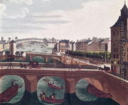 The Pont au Change and the Pont Notre Dame, c.1815-20 - Henri  (after) Courvoisier-Voisin