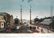 Presentation of the Keys of Paris to King Louis XVIII at the Barriere Saint-Denis on 3rd May 1814, c.1815-20 - Henri  (after) Courvoisier-Voisin