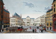 The Palais de Justice, c.1815-20 - Henri  (after) Courvoisier-Voisin