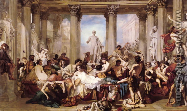 The Romans of the Decadence, 1847 - Thomas Couture