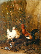 Chickens and Birds - Philibert Leon Couturier