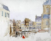 A French Market Place, c.1829 - David Cox