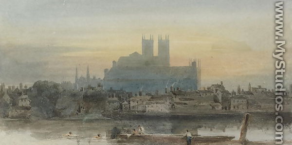 Westminster from Lambeth, c.1813 - David Cox