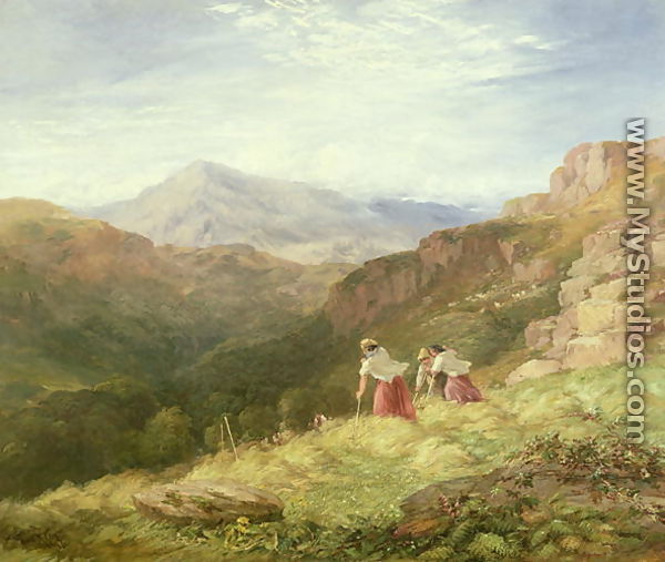 Haymaking  Snowdon 1847 - David Cox