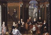 The Fay d'Herbe Family Portrait  1693 - Jan Anthonie Coxie