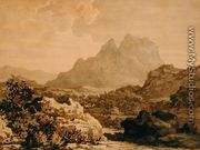 Mountainous Landscape, c.1780 - Alexander Cozens