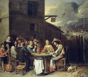 Companions Carousing in front of a Tavern, 1640-50 - Joos van Craesbeeck