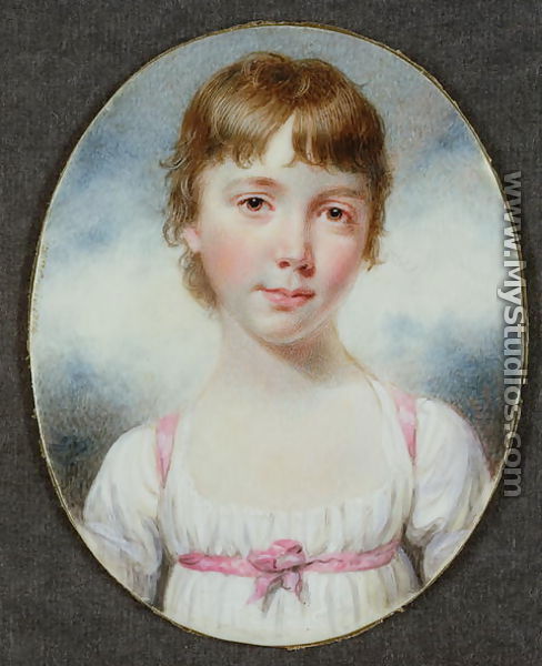 Miniature of a young girl - William Marshall Craig