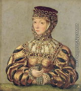 Barbara Radziwill (1520-51) c.1553-56 - Lucas The Younger Cranach