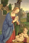 The Virgin Adoring the Child 1490-1500 - Lorenzo di Credi