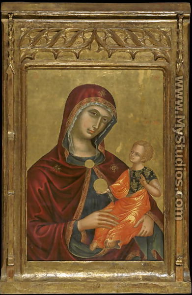 Icon of the Virgin Madre della Consolazione - Cretan School