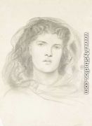 The Beloved - study - Dante Gabriel Rossetti