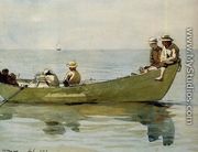 Seven Boys in a Dory - Winslow Homer