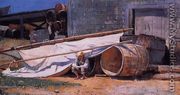 Boy in a Boatyard - Winslow Homer