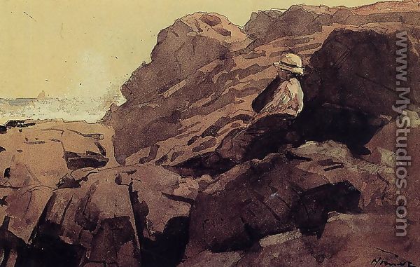 Boy on the Rocks - Winslow Homer