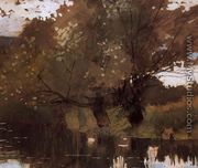Pond and Willows, Houghton Farm - Winslow Homer