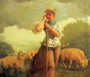 The Shepherdess - Winslow Homer