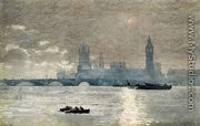 The Houses of Parliament - Winslow Homer