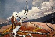 Woodsman and Fallen Tree - Winslow Homer
