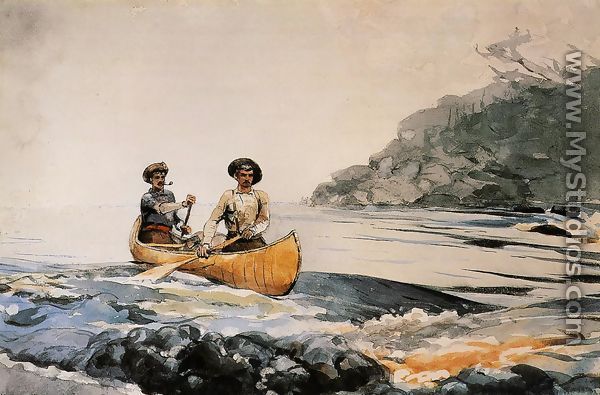 Entering the First Rapid - Winslow Homer