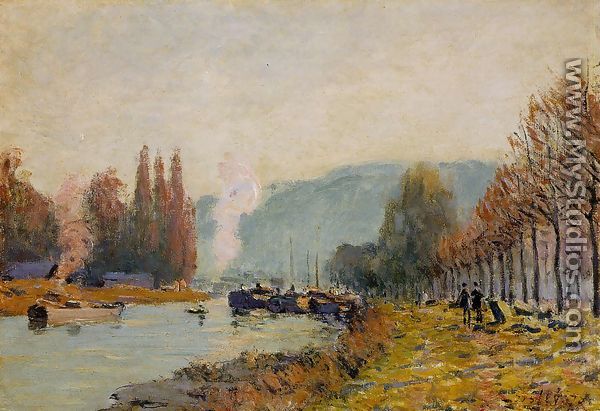 The Seine at Bougival I - Alfred Sisley