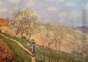 Spring in Bougival - Alfred Sisley