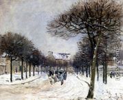 Road from Saint-Germain to Marly - Alfred Sisley