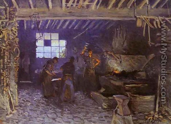 Forge at Marly-le-Roi - Alfred Sisley