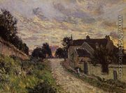 A Small Street in Louveciennes - Alfred Sisley